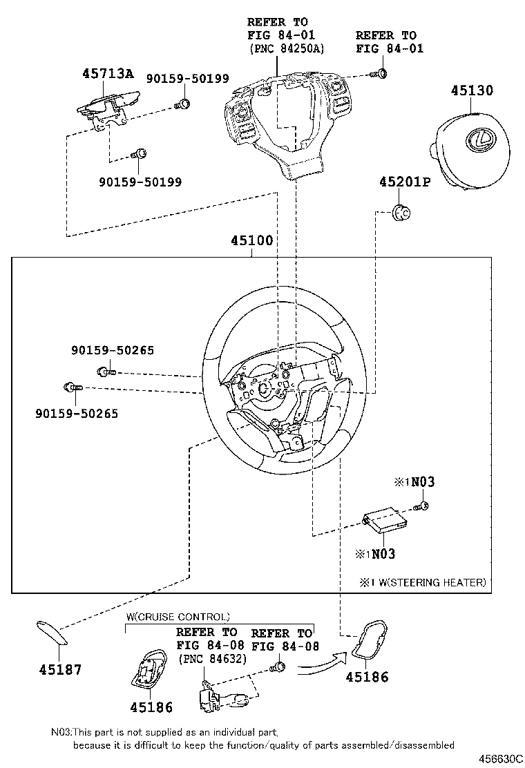 45713-78010 DAMPER, STEERING SHAKE product image