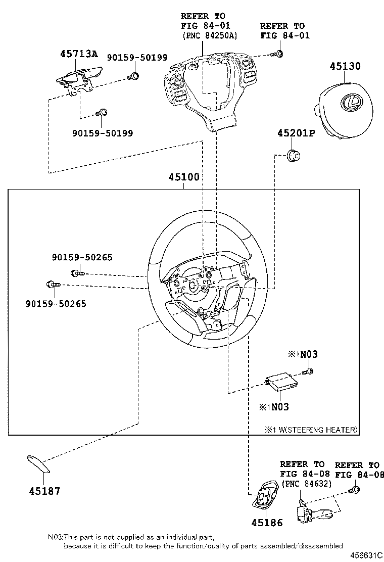 45130-78060-C0 BUTTON ASSY, HORN product image