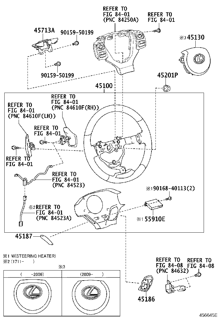 45100-24440-C0 WHEEL ASSY, STEERING product image