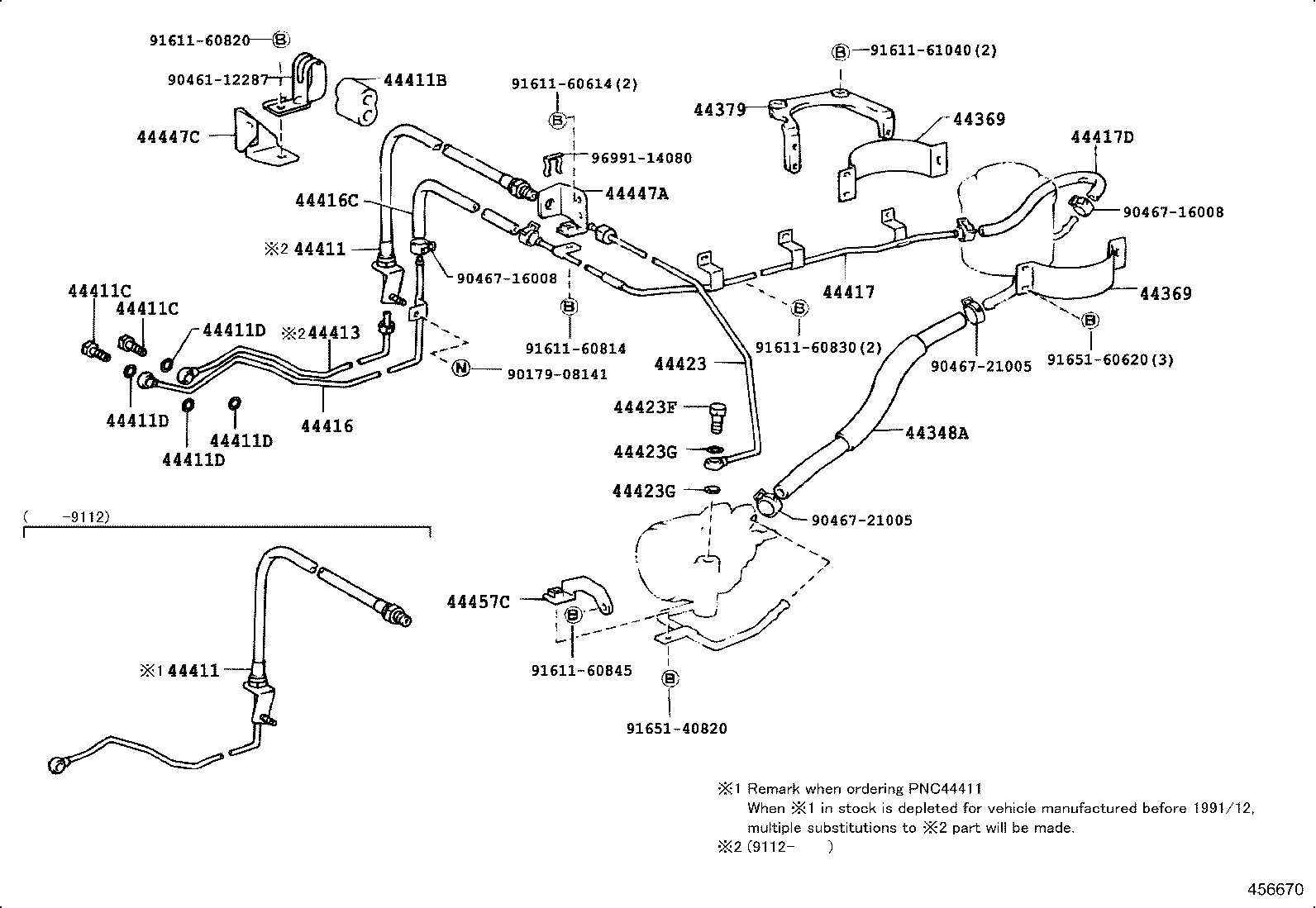44410-36022 TUBE ASSY, PRESSURE FEED product image