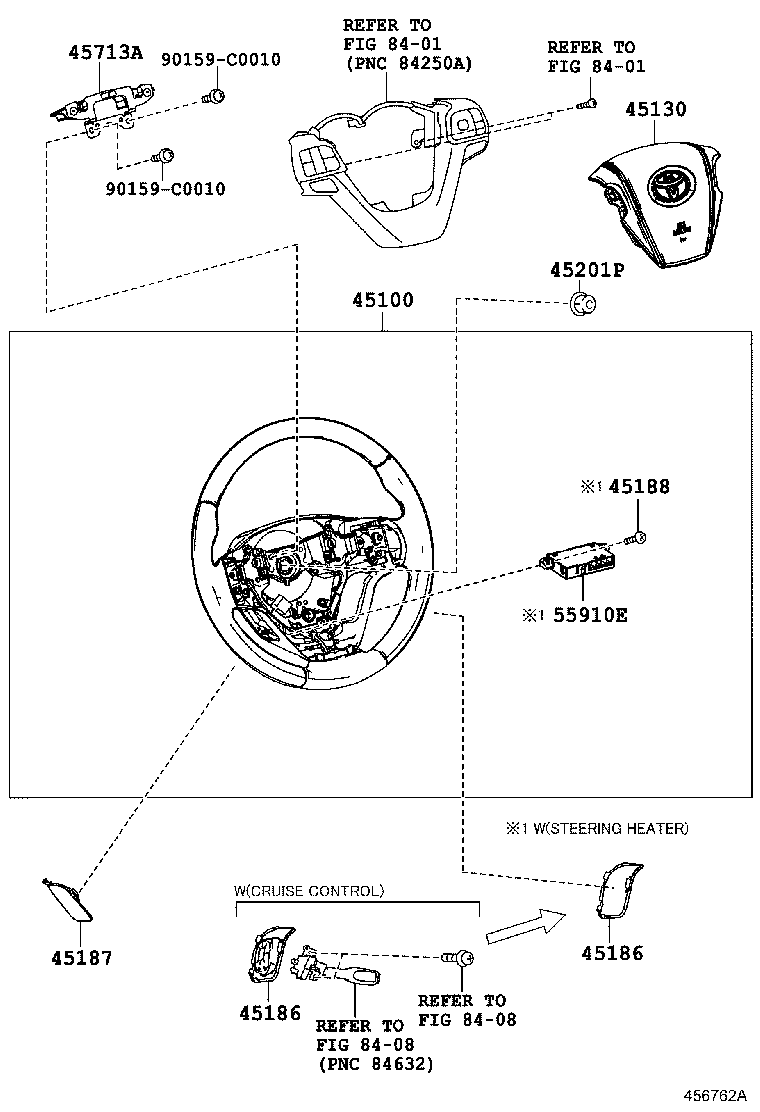 55910-48010 CONTROL ASSY, STEERING WHEEL HEATER product image
