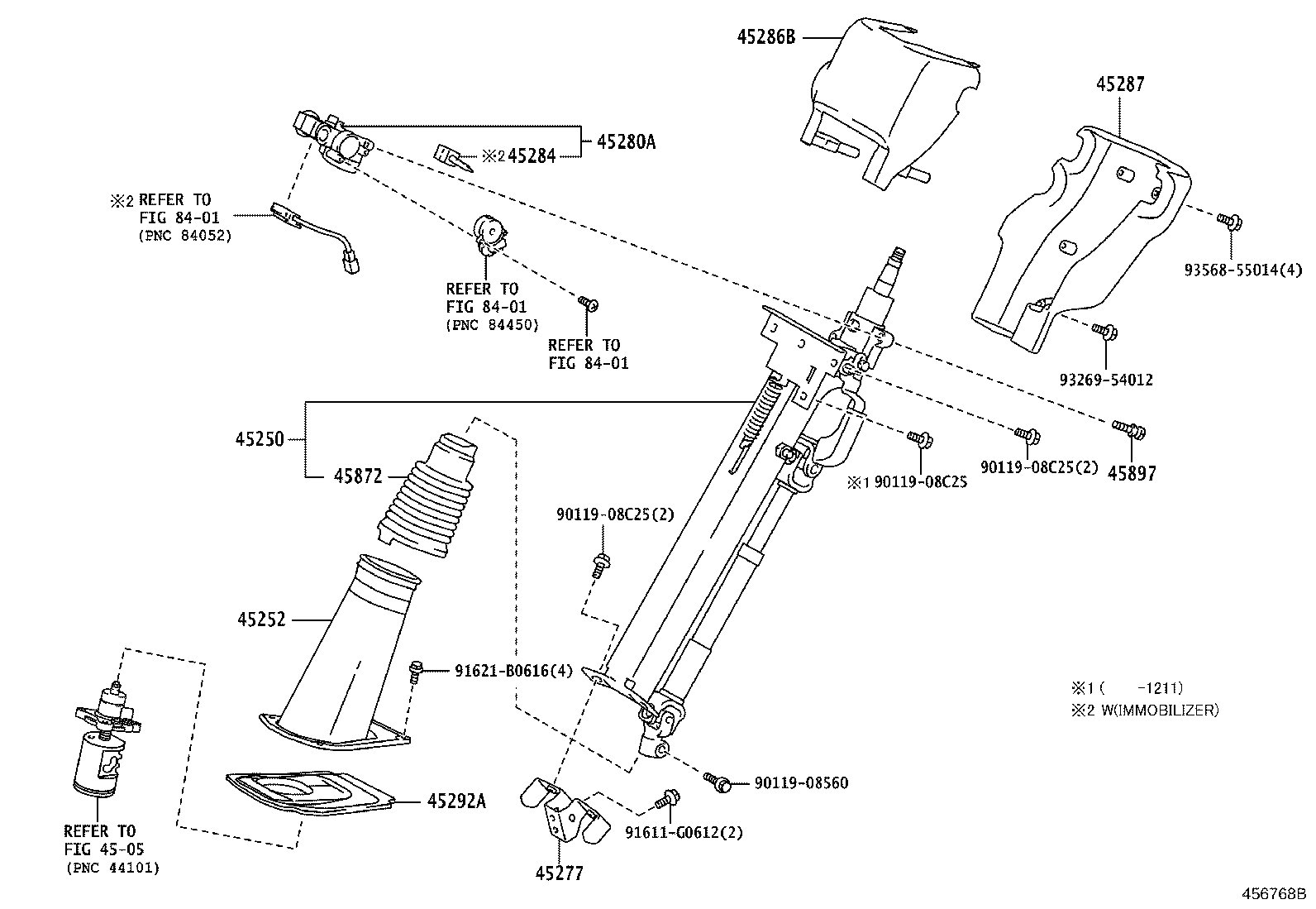 45250-37E52-C0 COLUMN ASSY, STEERING product image