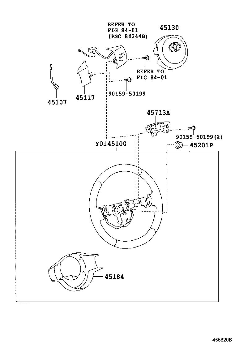 45117-52040-C0 ORNAMENT, STEERING WHEEL, NO.2 product image