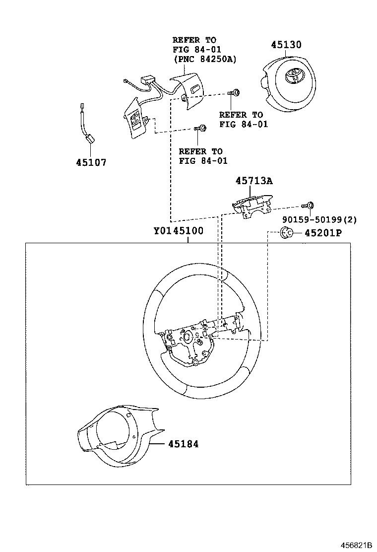 45117-52040-C0 ORNAMENT, STEERING WHEEL, NO.2 product image