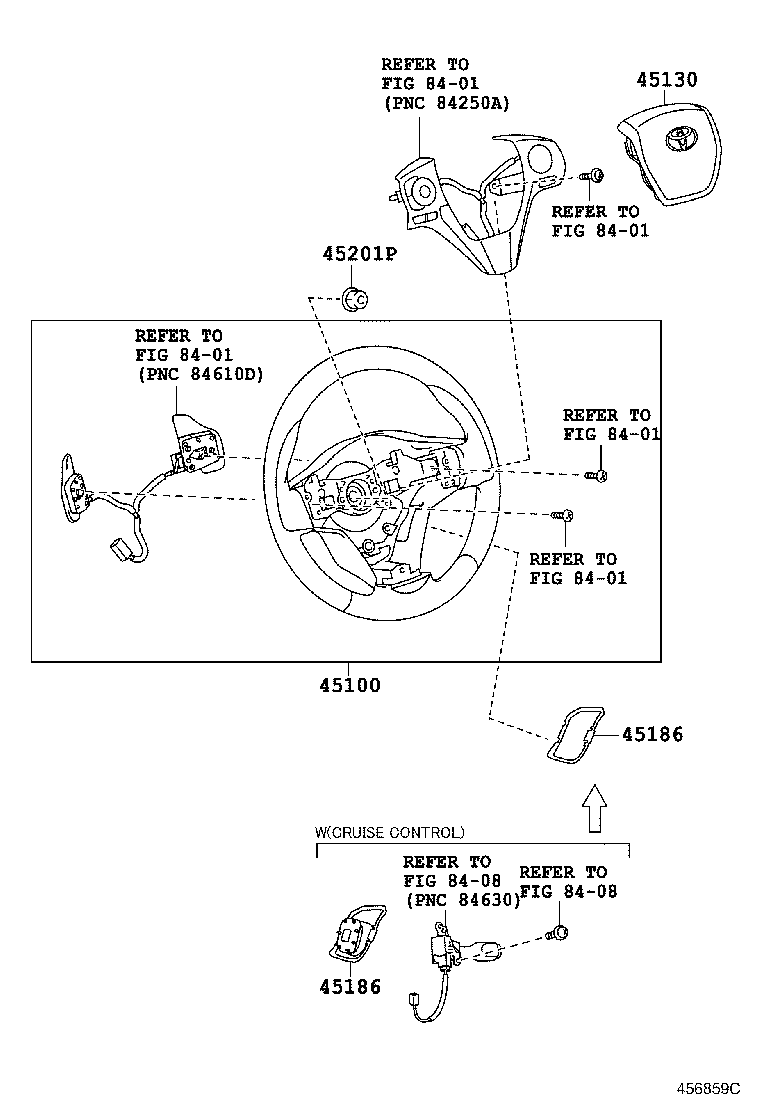 45107-02090 WIRE SUB-ASSY, HORN BUTTON product image
