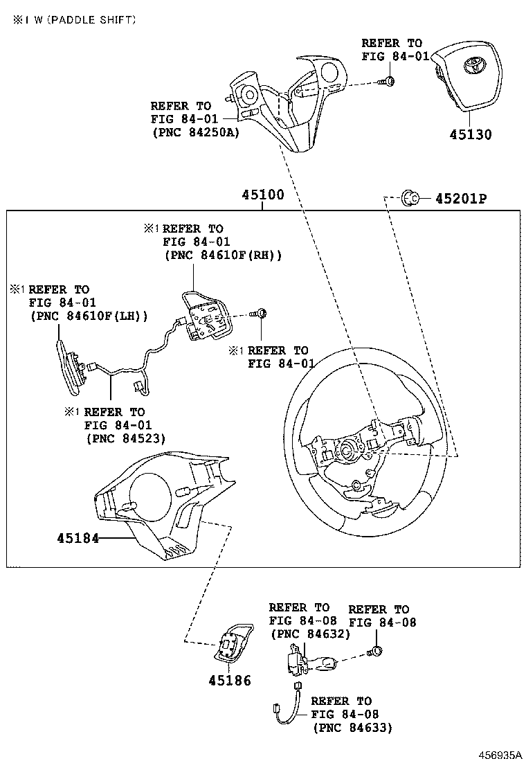 45130-42192-C0 BUTTON ASSY, HORN product image