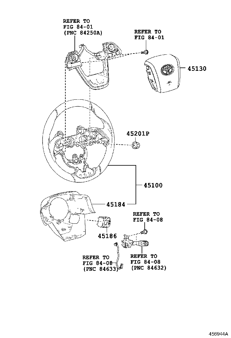 45184-47040-C0 COVER, STEERING WHEEL BOSS, LOWER product image