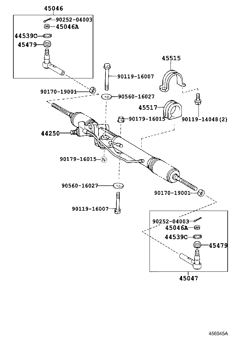 44110-37172 GEAR ASSY, POWER STEERING product image