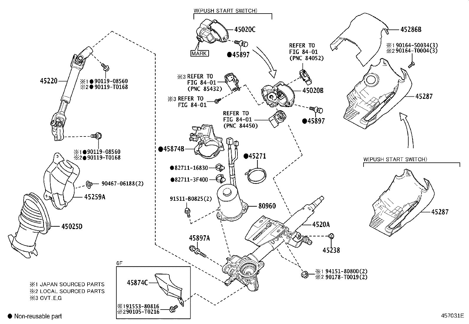 45220-0D030 SHAFT ASSY, STEERING INTERMEDIATE product image