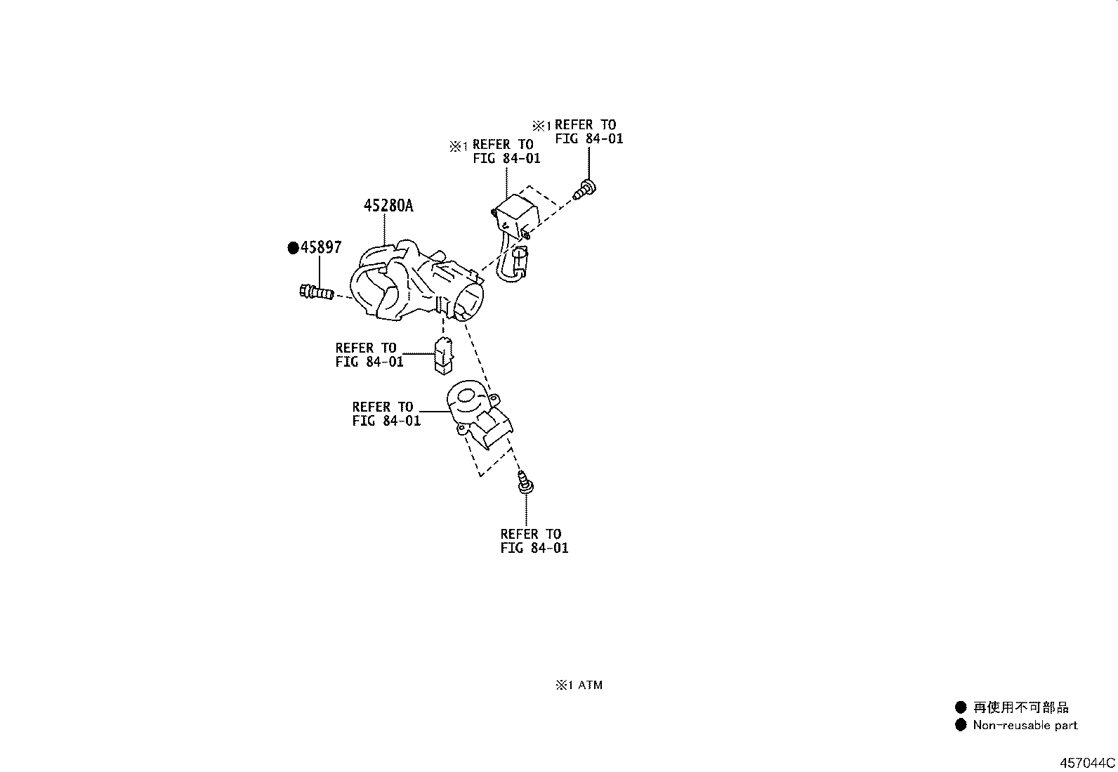 SU003-07693 COLUMN ASSY, STEERING product image