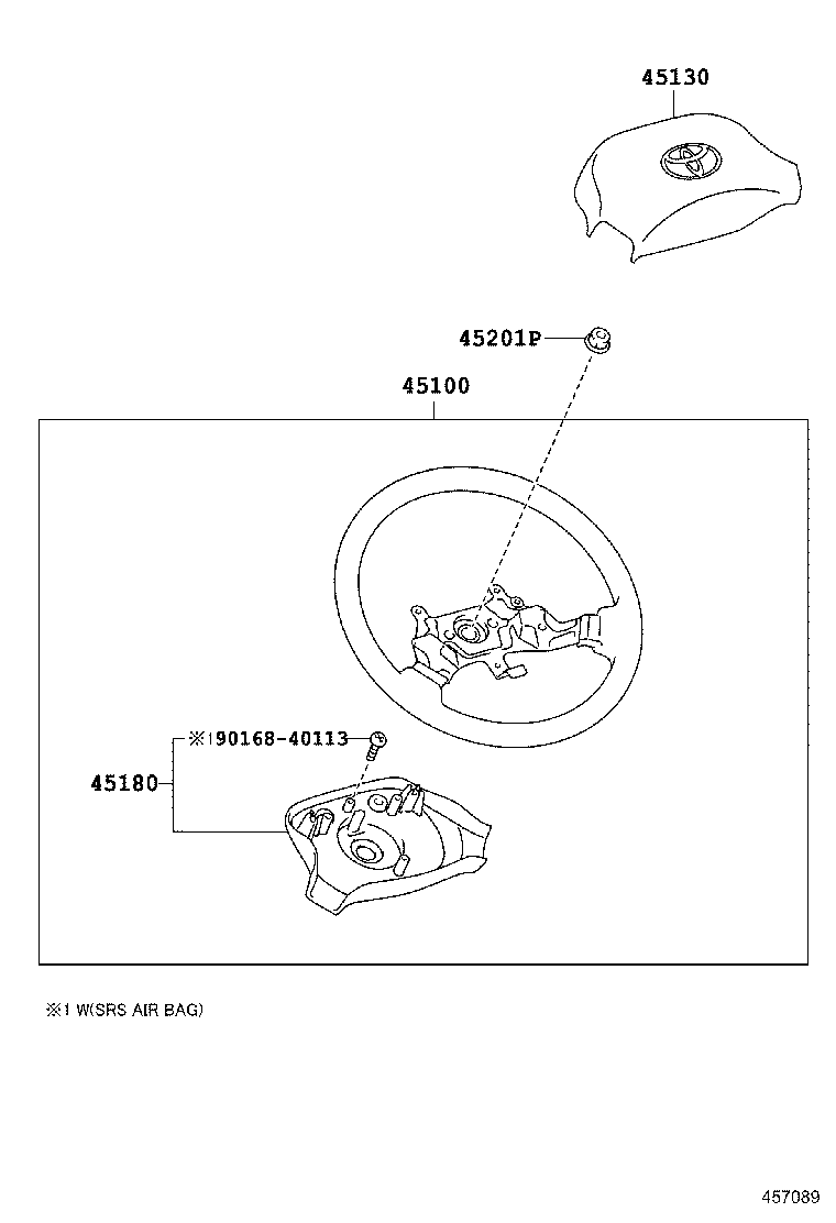 45105-36030 PLATE SUB-ASSY, HORN BUTTON CONTACT, NO.1 product image