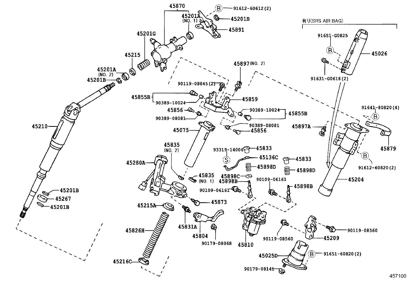 45025-26040 COVER SUB-ASSY, STEERING COLUMN HOLE, NO.1 product image