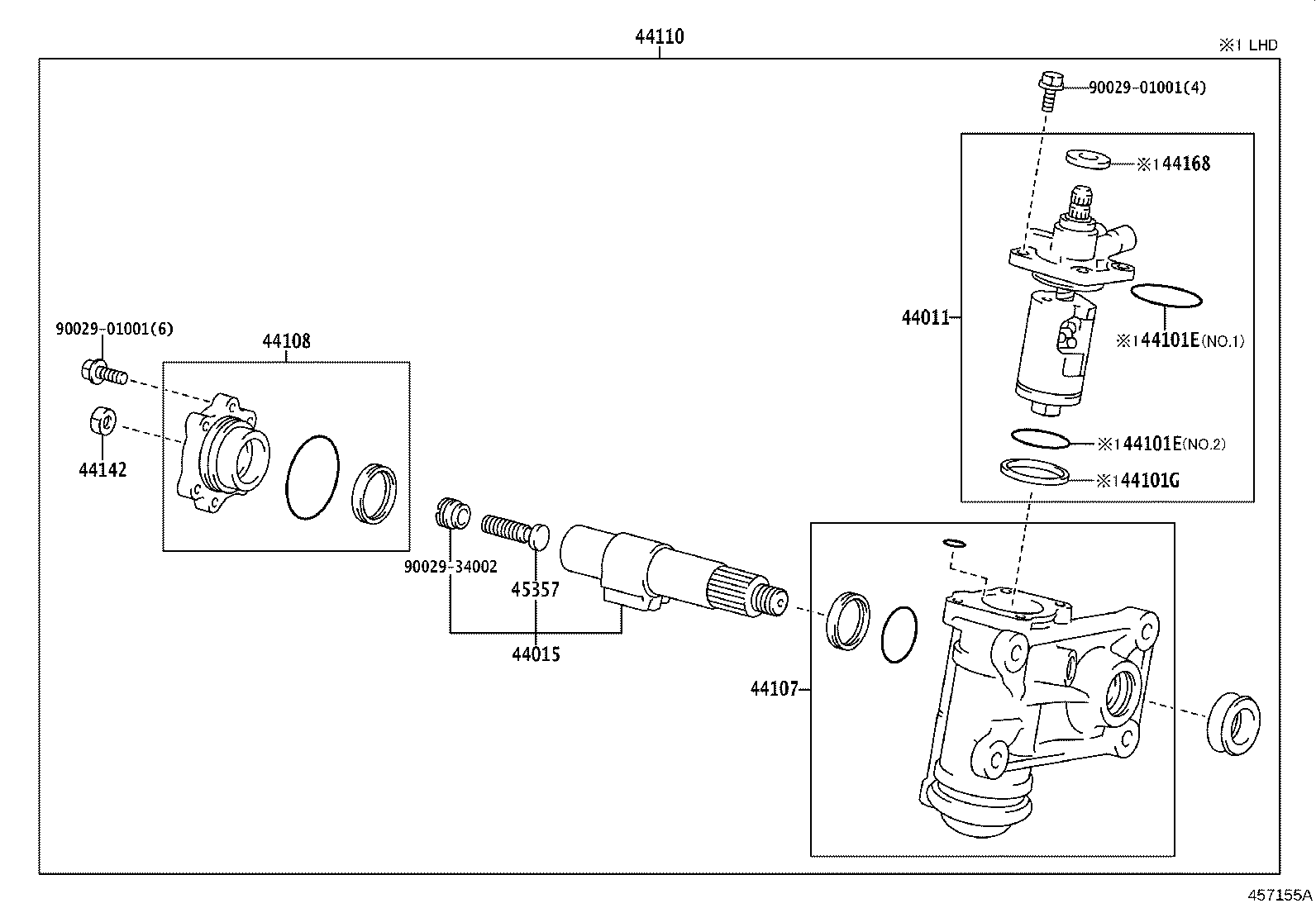 45461-36120 ROD, STEERING TIE product image