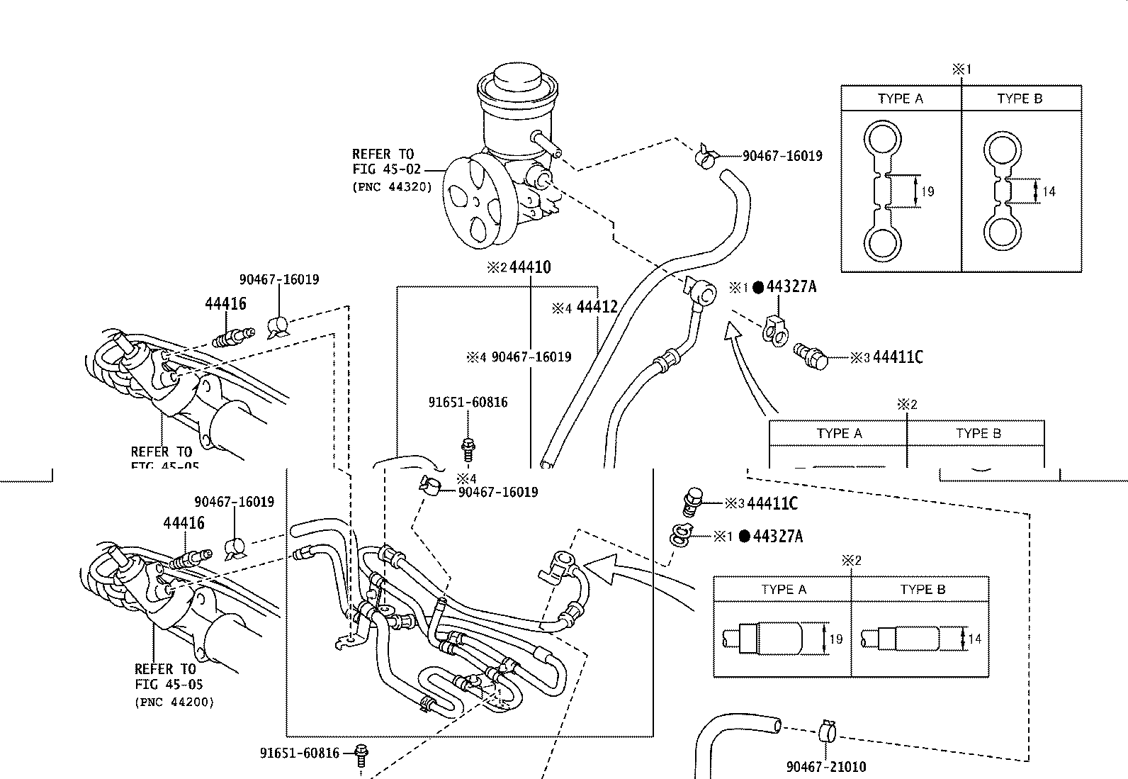 44410-26C40 TUBE ASSY, PRESSURE FEED product image