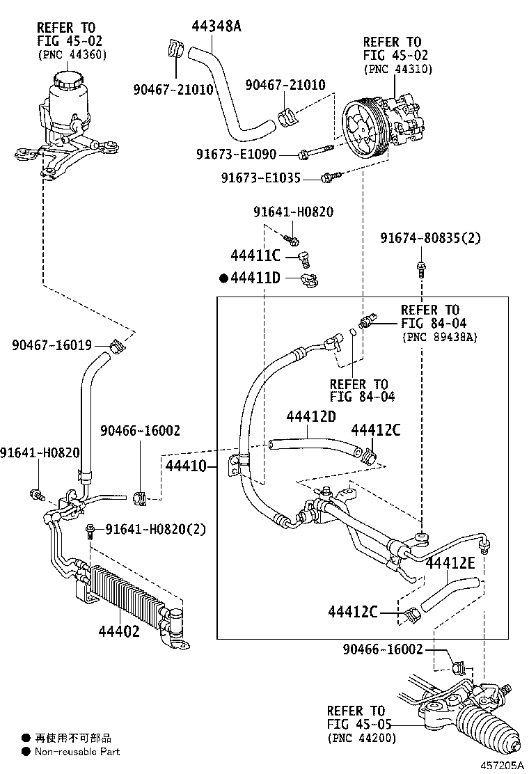 44410-60752 TUBE ASSY, PRESSURE FEED product image