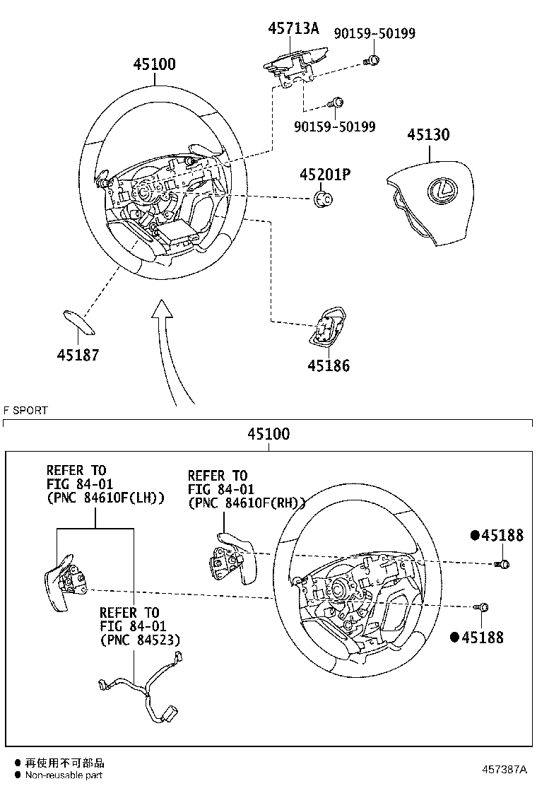 45130-50370-C2 BUTTON ASSY, HORN product image