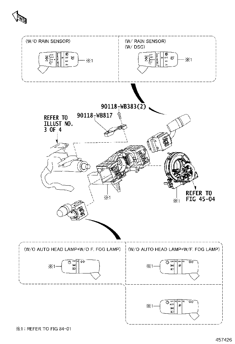 45286-WB002 COVER, STEERING COLUMN product image