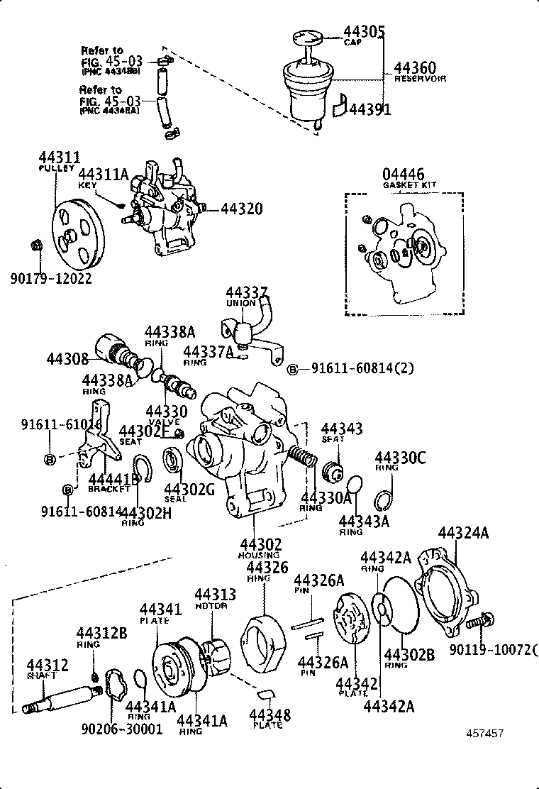 44320-24040 PUMP ASSY, VANE product image