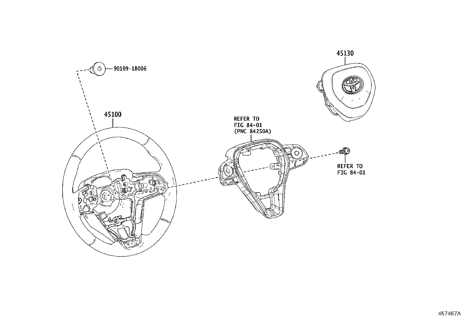 45100-0R200-C0 WHEEL ASSY, STEERING product image