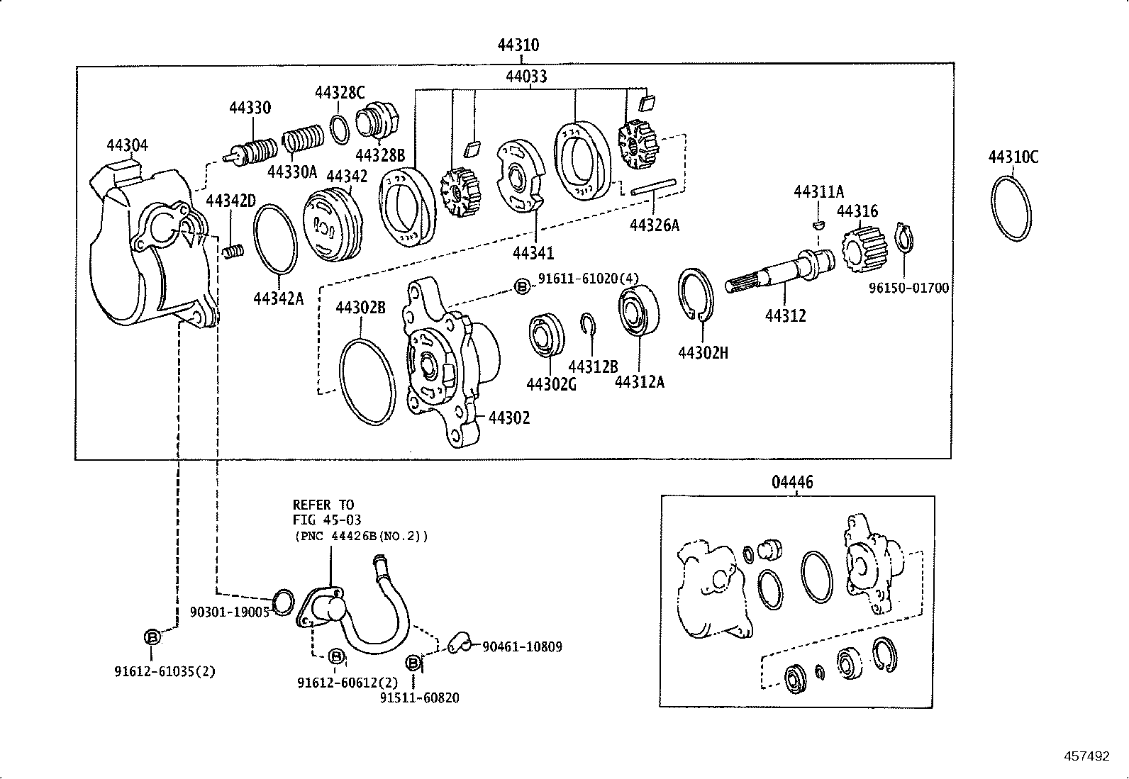 15707-89102 UNION, POWER STEERING SUCTION PORT product image