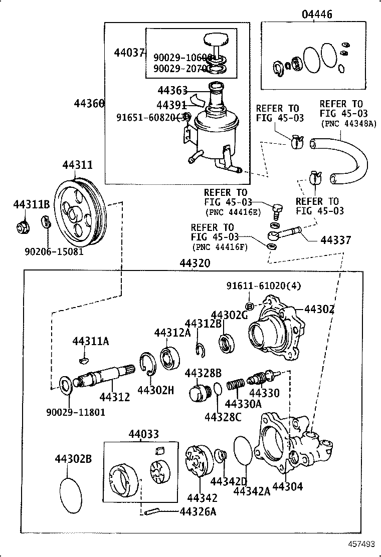 15707-89102 UNION, POWER STEERING SUCTION PORT product image