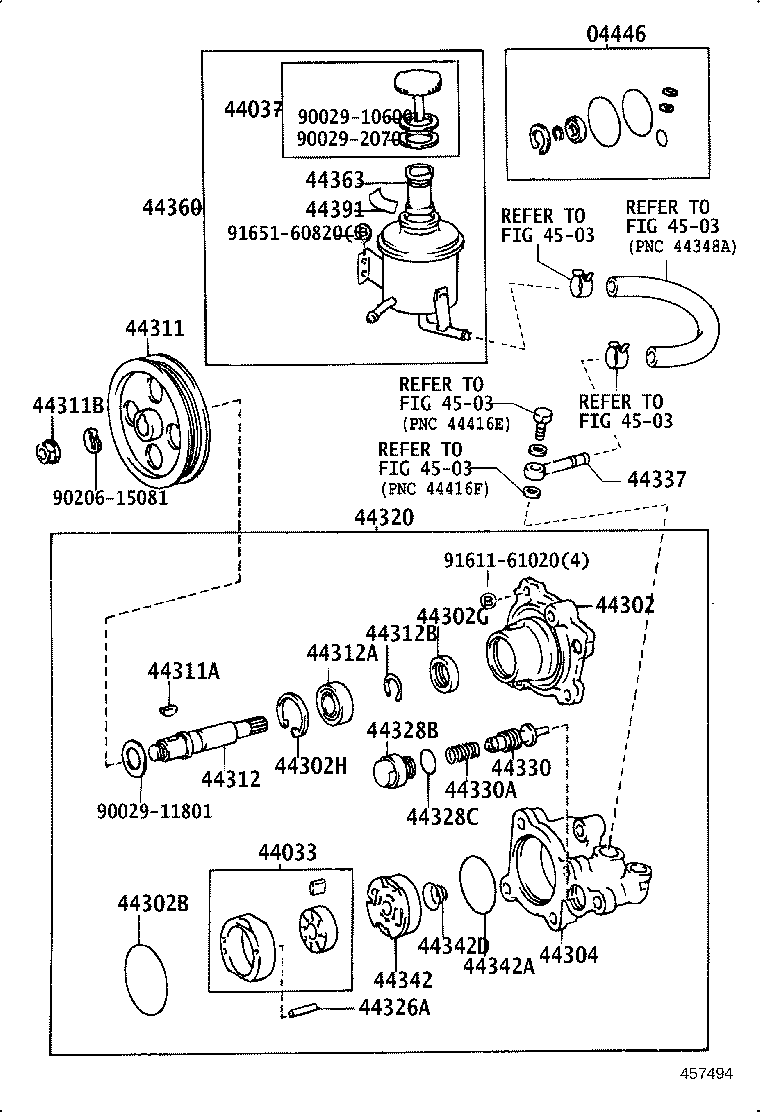 44033-36060 ROTOR SUB-ASSY, W/CAM & VANE product image