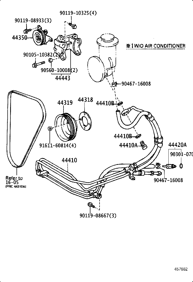 44410-34070 TUBE ASSY, PRESSURE FEED product image