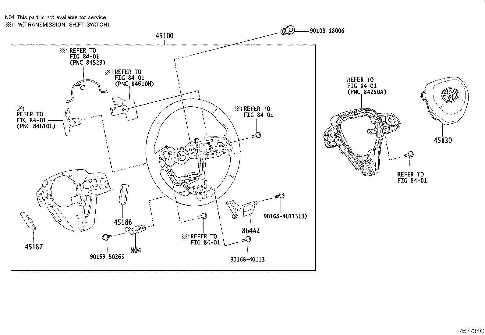 864A1-42010 COMPUTER, STEERING VIBRATION product image