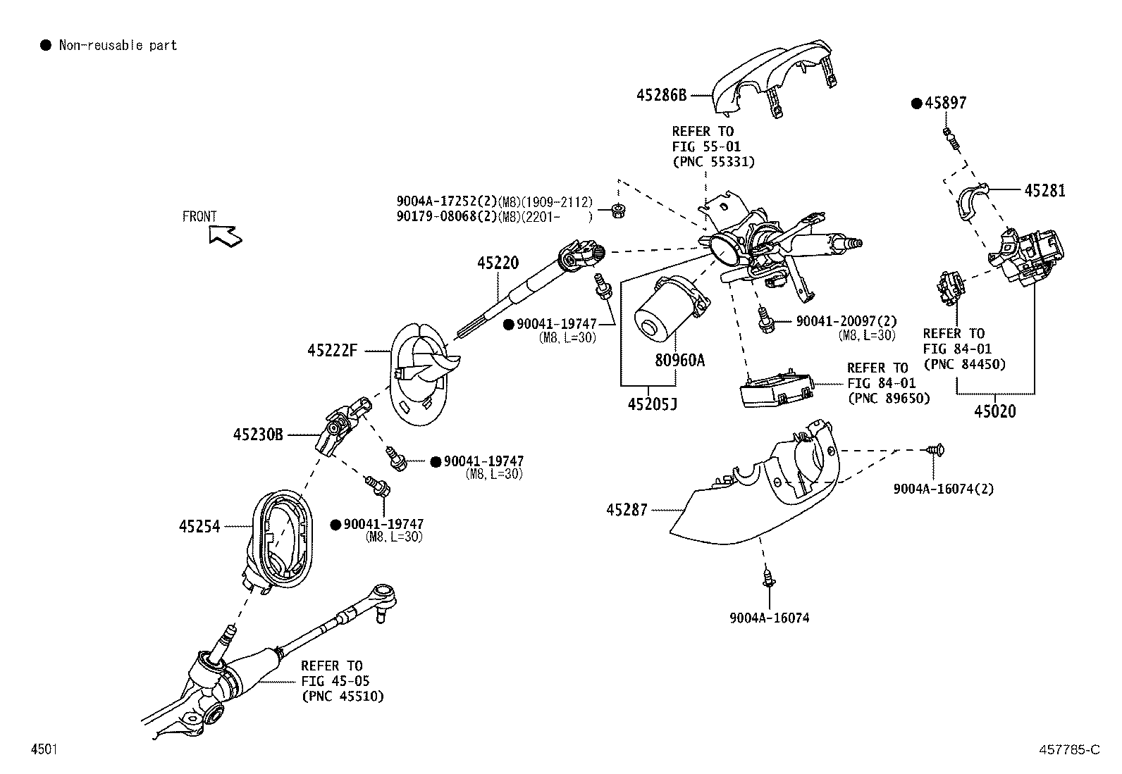 45220-BZ230 SHAFT ASSY, STEERING INTERMEDIATE product image