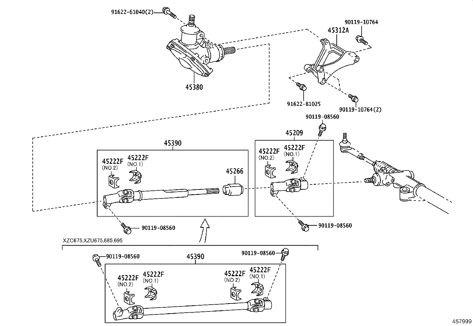 45020-37170 BRACKET ASSY, STEERING COLUMN UPPER W/SWITCH product image