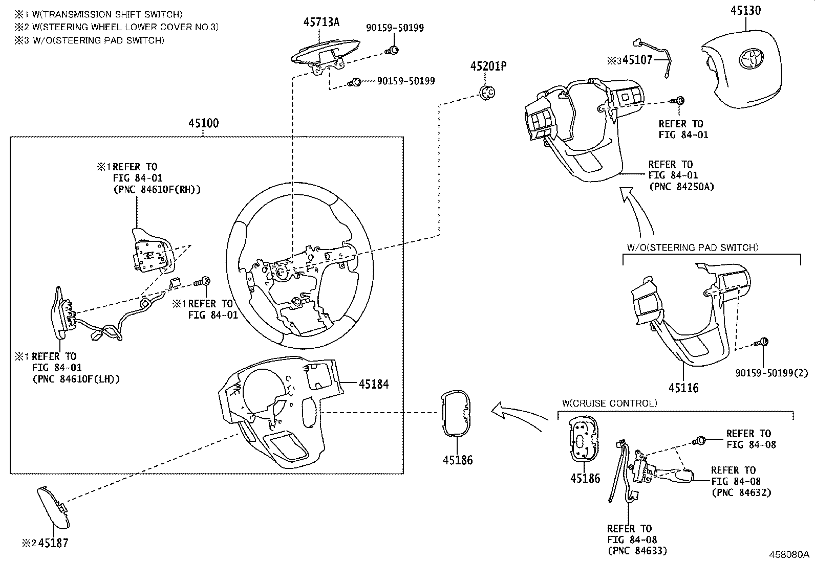 45100-0KR40-C0 WHEEL ASSY, STEERING product image