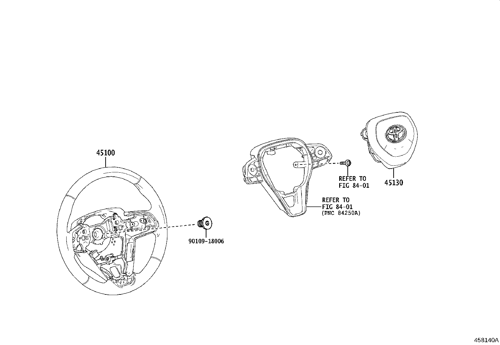 45100-12G70-C8 WHEEL ASSY, STEERING product image