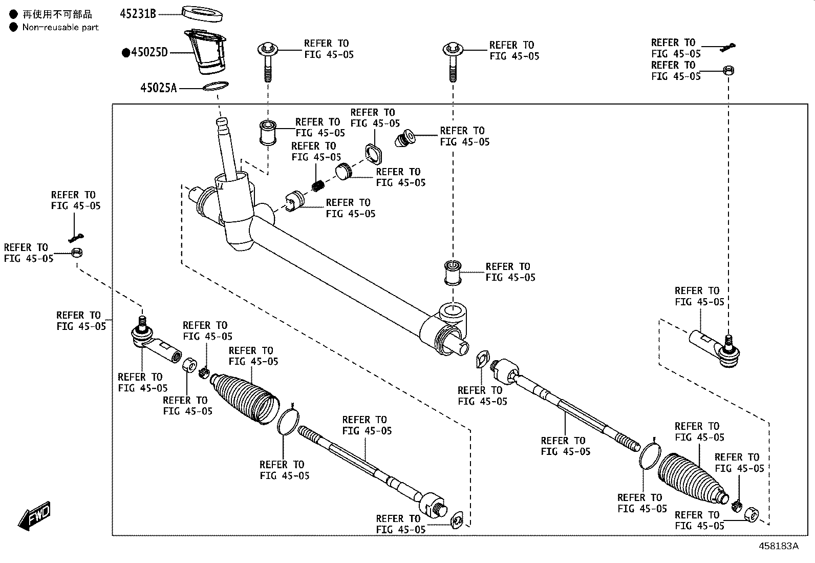 45260-WC003 SHAFT ASSY, STEERING INTERMEDIATE, NO.2 product image