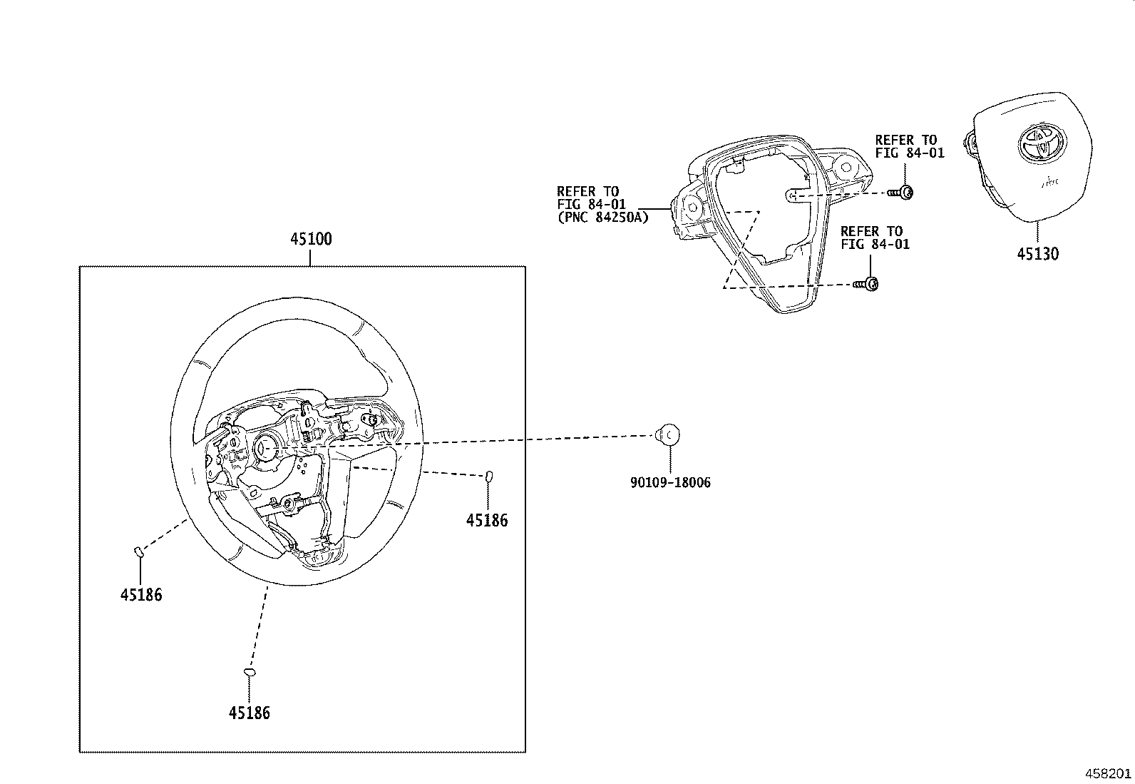 45130-0E170-C0 BUTTON ASSY, HORN product image