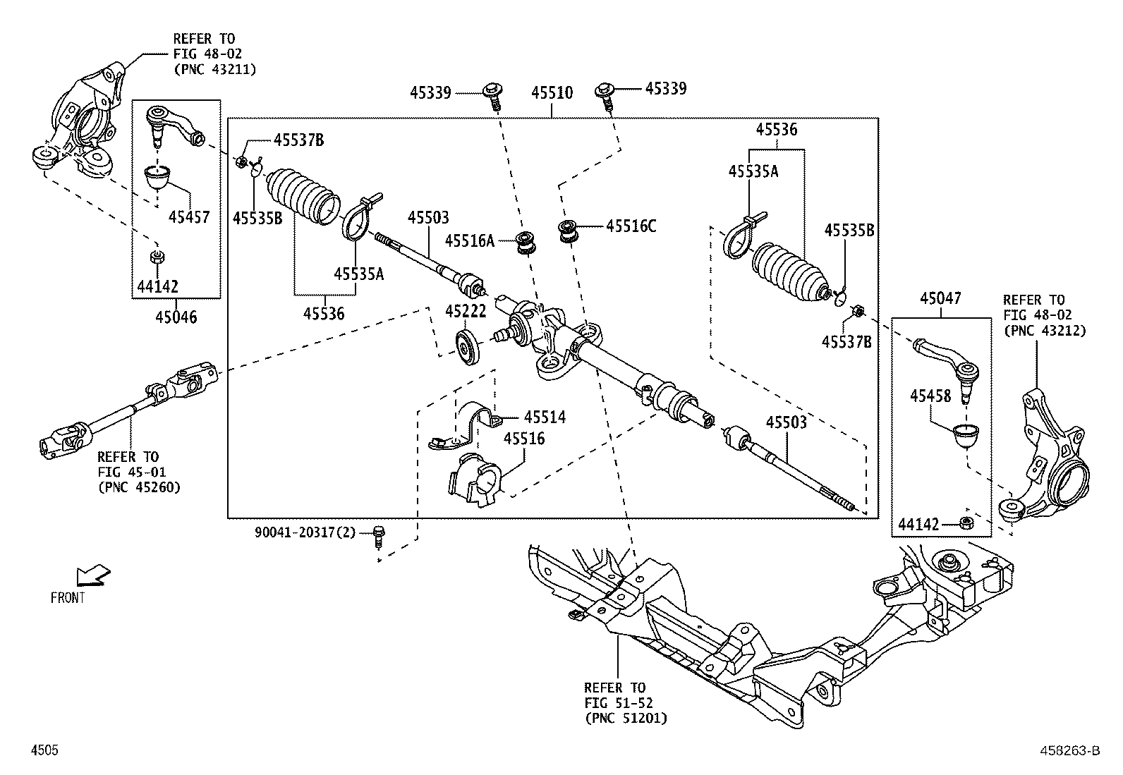 45502-B5060 GEAR ASSY, STEERING product image