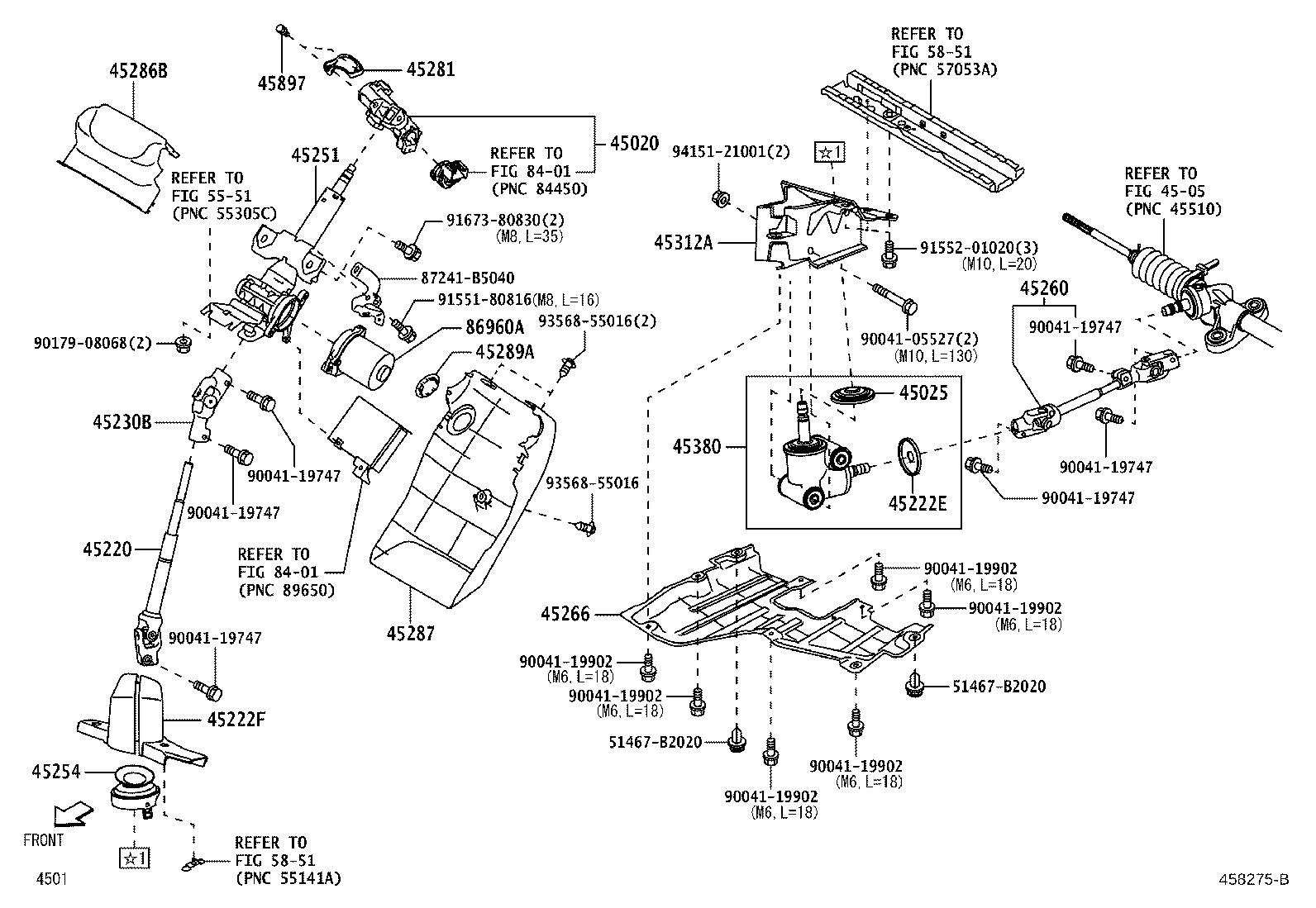 45220-B5100 SHAFT ASSY, STEERING INTERMEDIATE product image