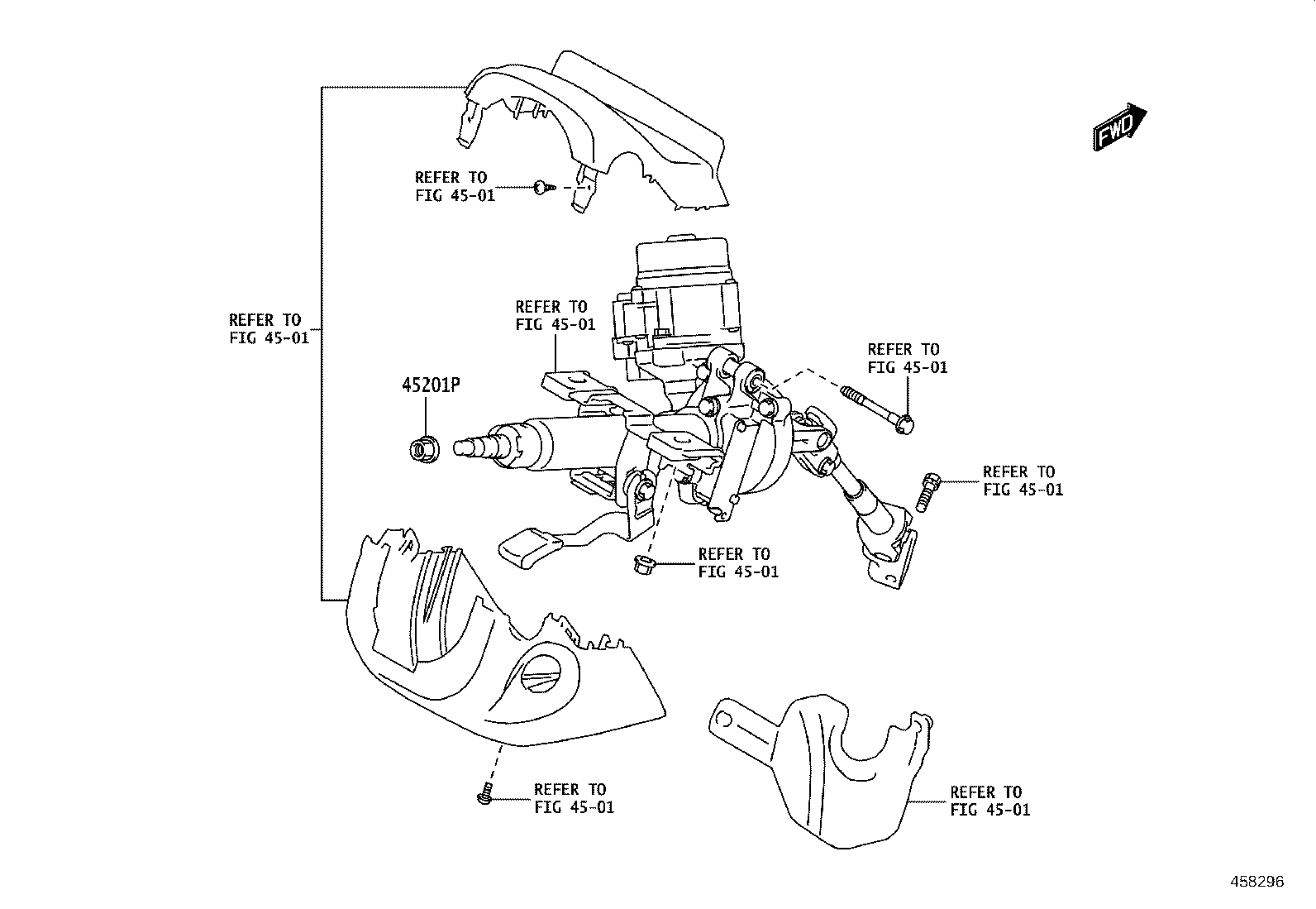 45130-WC013 BUTTON ASSY, HORN product image