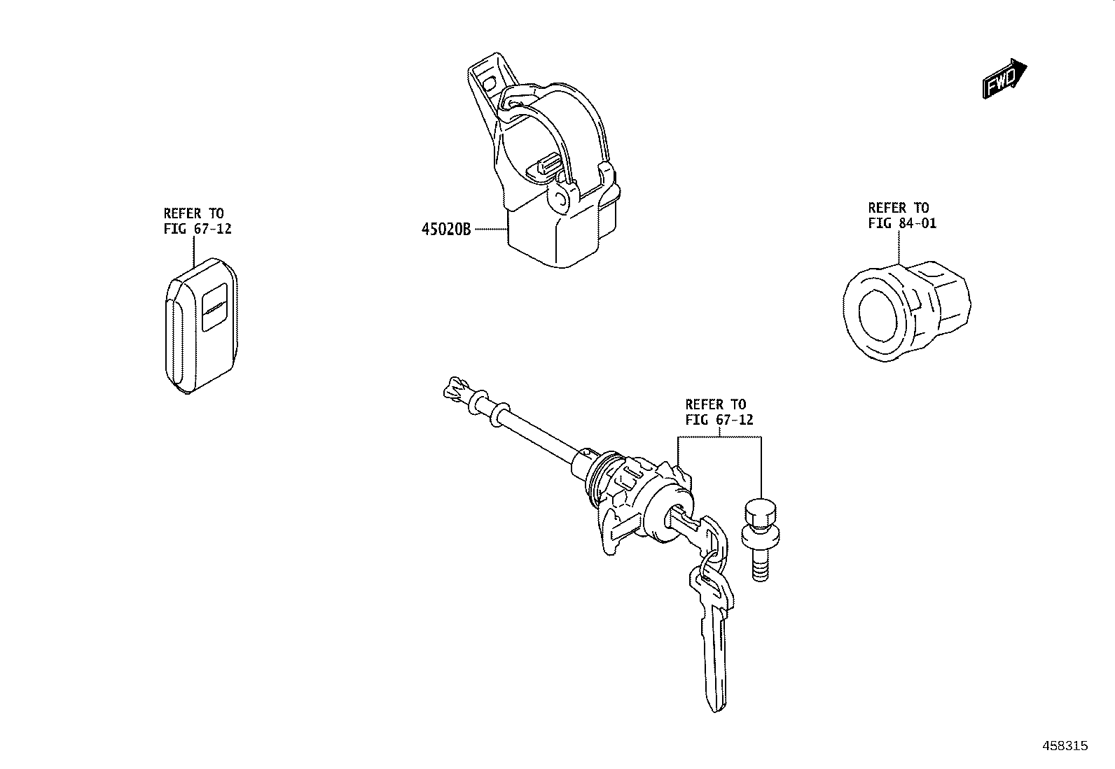 45255-WC010 PROTECTOR, STEERING COLUMN, NO.1 product image