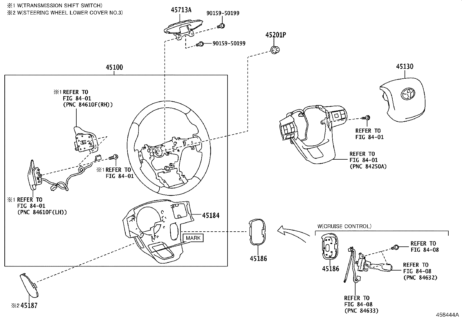 45100-0KF31-C2 WHEEL ASSY, STEERING product image