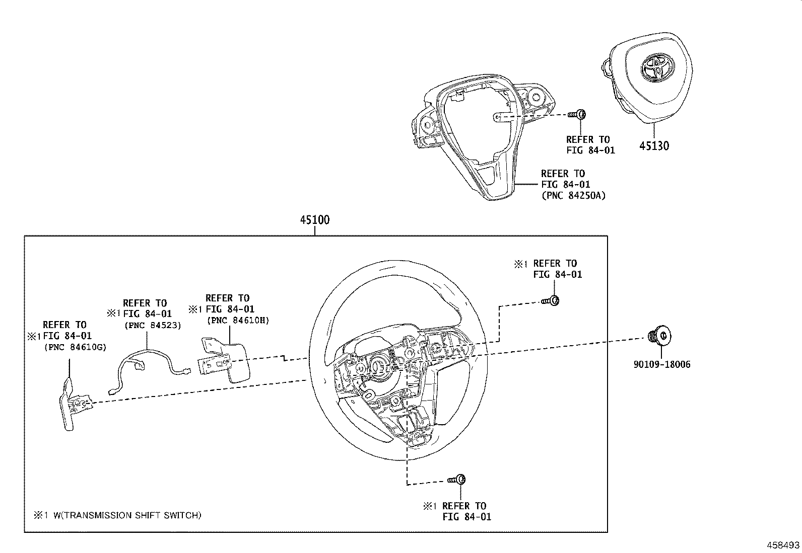 45100-0Z130-C5 WHEEL ASSY, STEERING product image