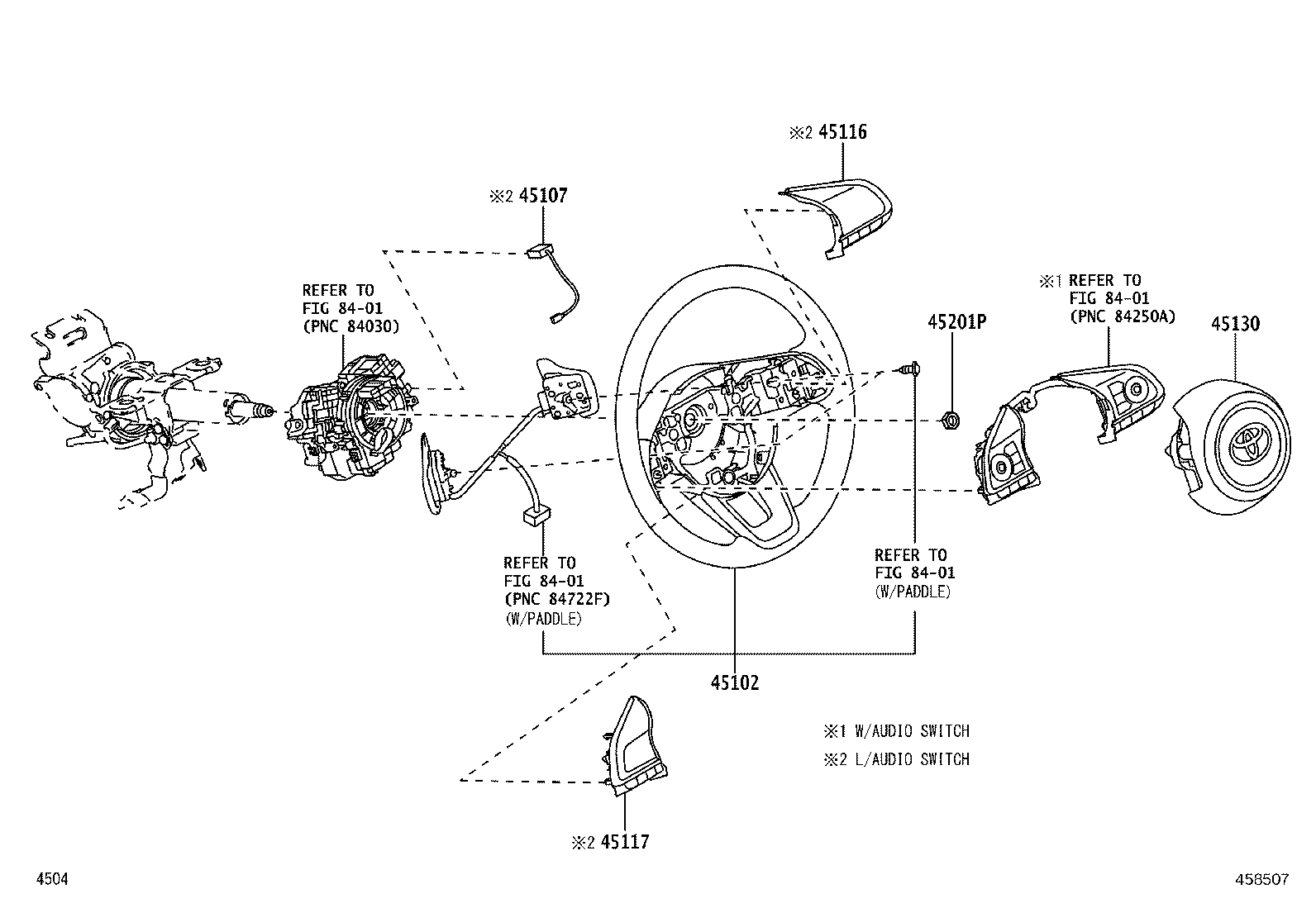 45130-BZB10-C0 BUTTON ASSY, HORN product image