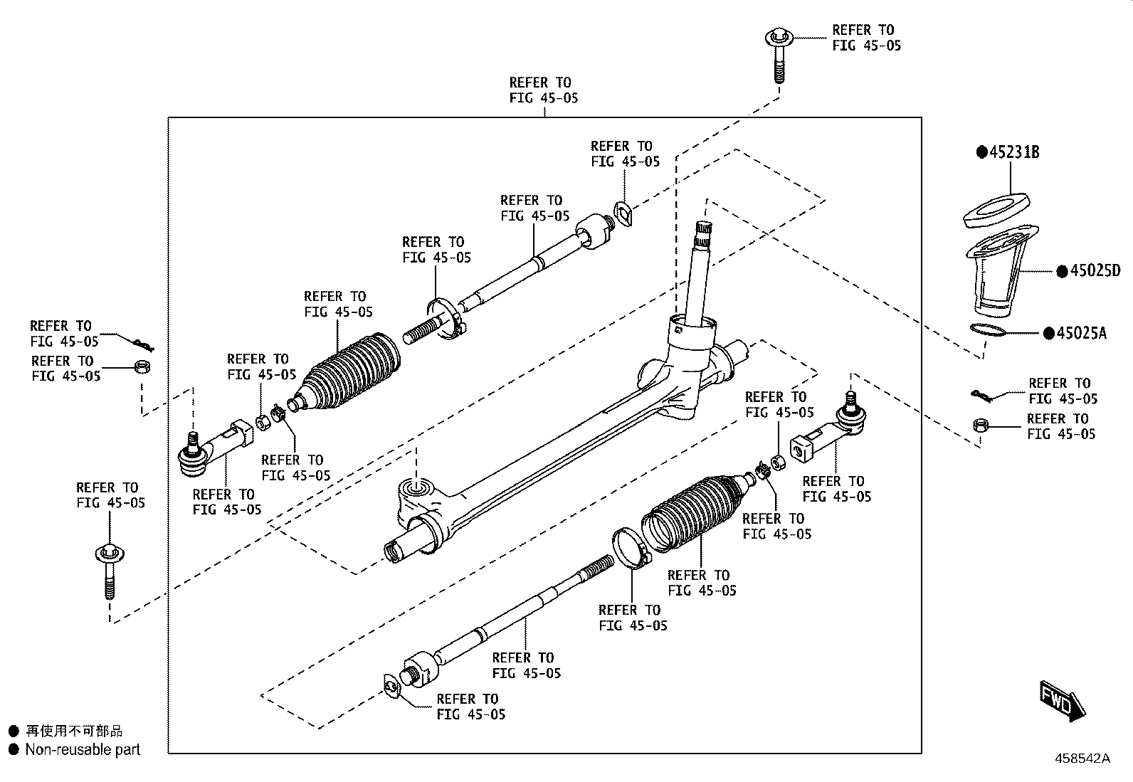 45260-WC005 SHAFT ASSY, STEERING INTERMEDIATE, NO.2 product image