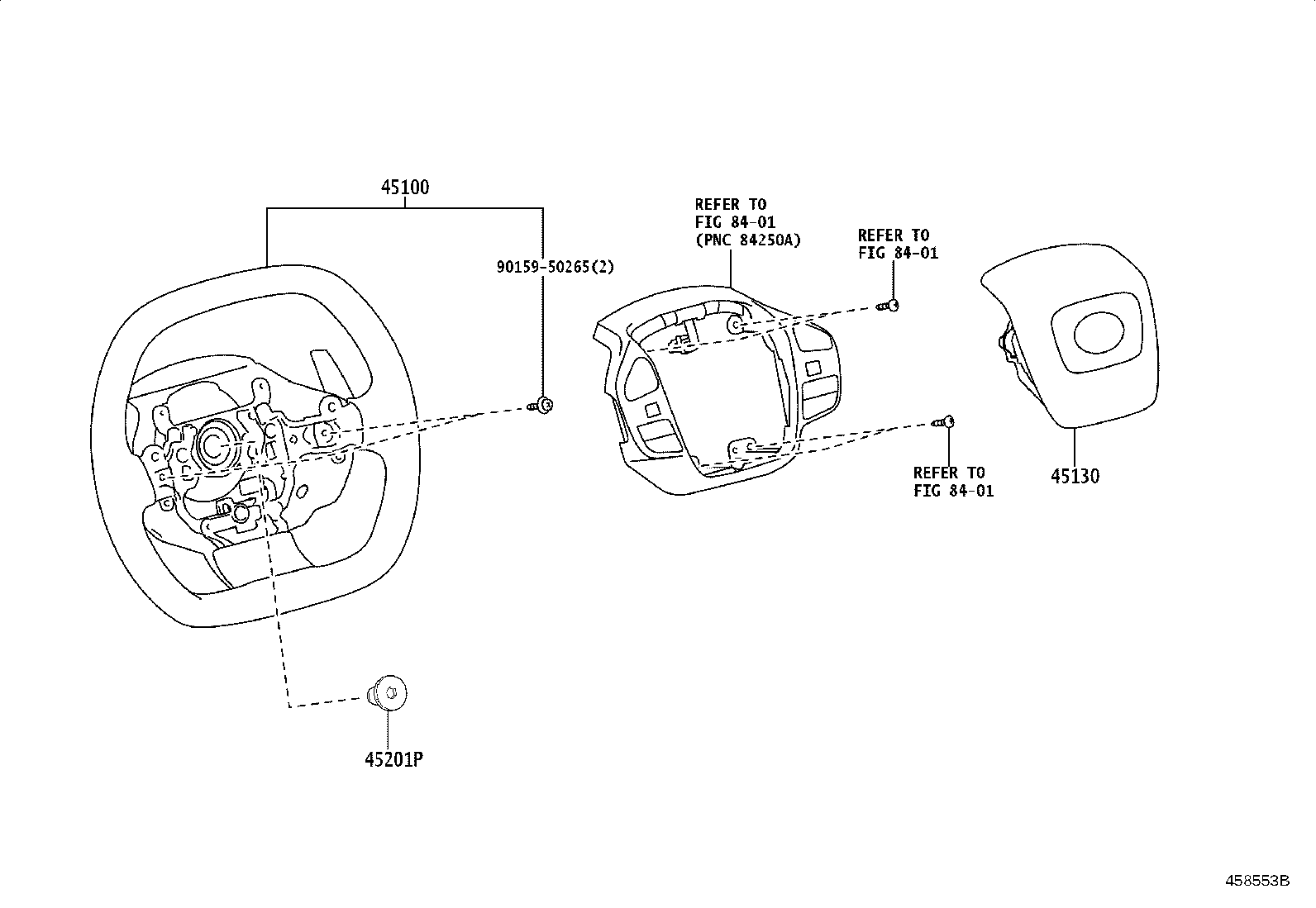 45100-03041-C0 WHEEL ASSY, STEERING product image