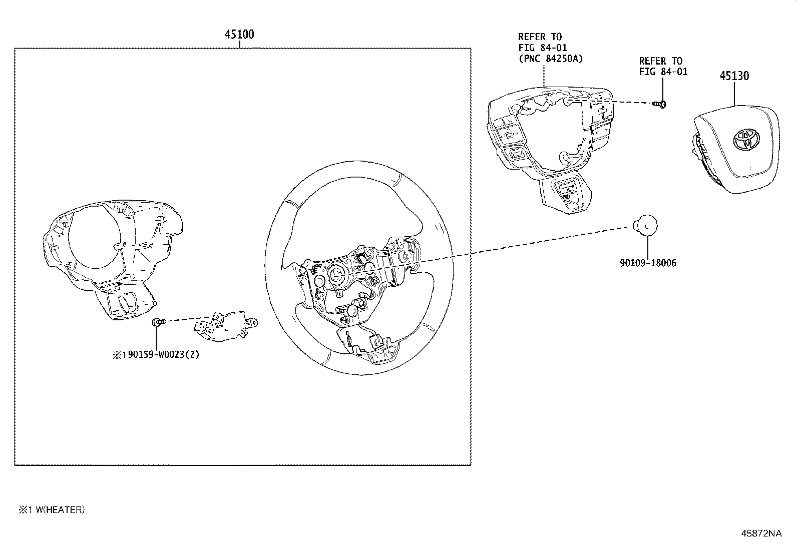 45130-F4070-C0 BUTTON ASSY, HORN product image