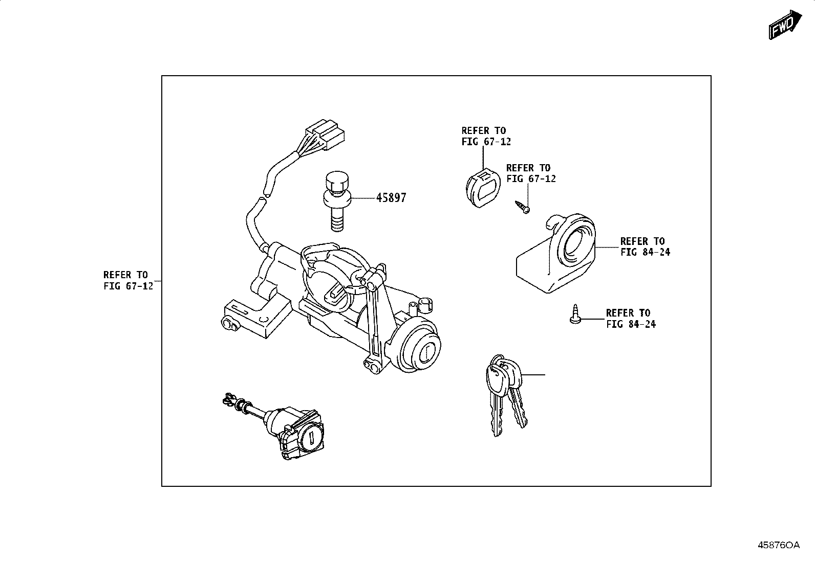 45260-WC009 SHAFT ASSY, STEERING INTERMEDIATE, NO.2 product image