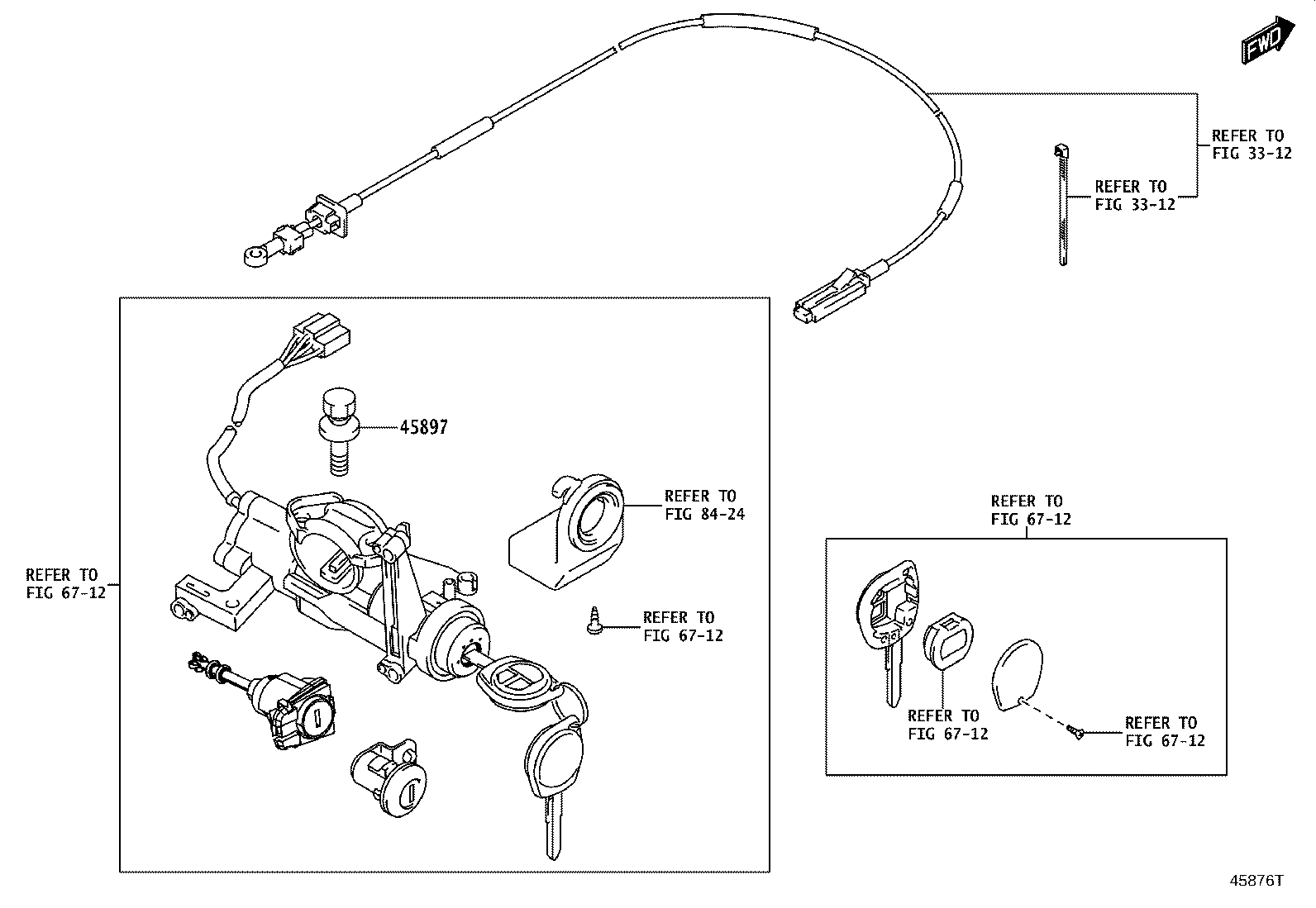 45260-WC010 SHAFT ASSY, STEERING INTERMEDIATE, NO.2 product image