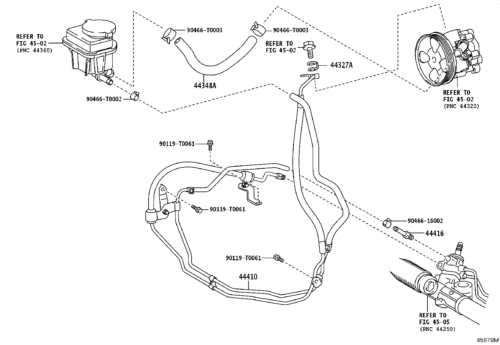 44411-0K201 HOSE, PRESSURE FEED product image