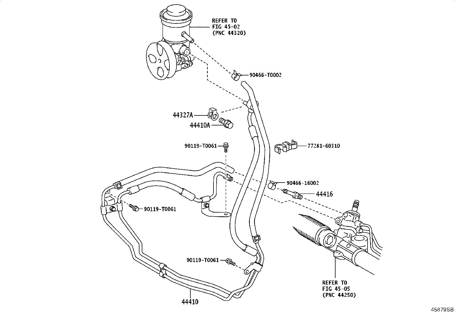 44411-0K201 HOSE, PRESSURE FEED product image