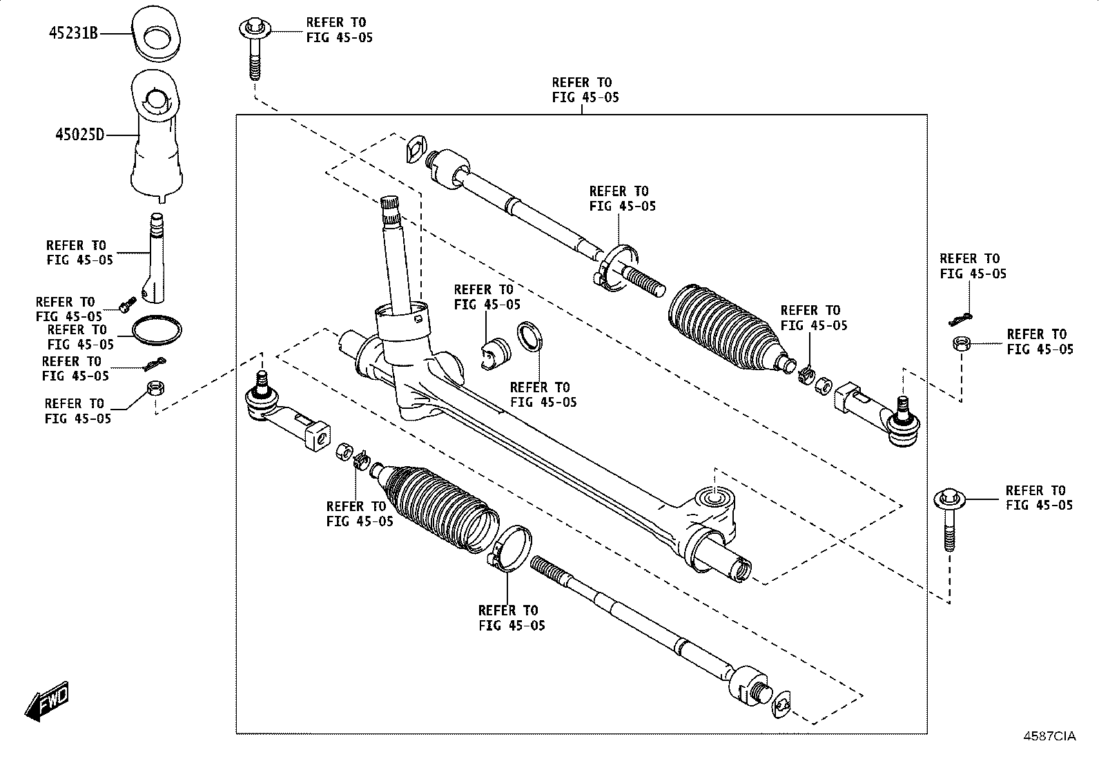 45268-WC009 COVER SUB-ASSY, STEERING COLUMN HOLE, NO.1 product image