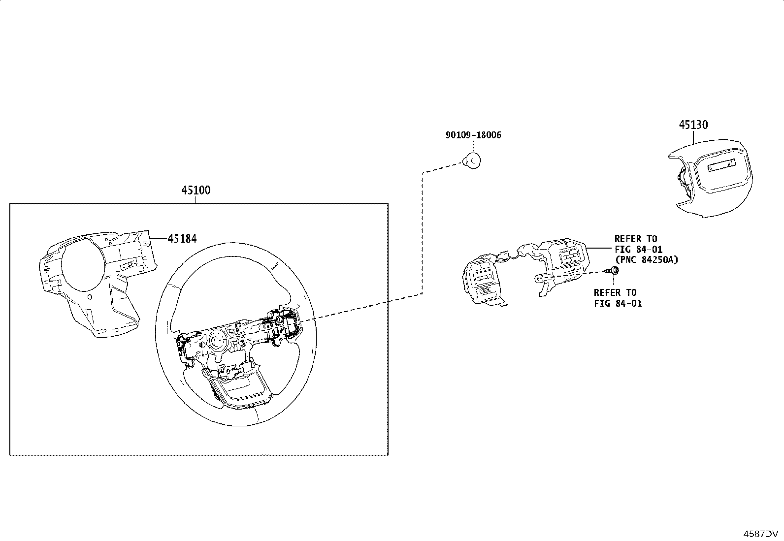 45130-0G040-C0 BUTTON ASSY, HORN product image